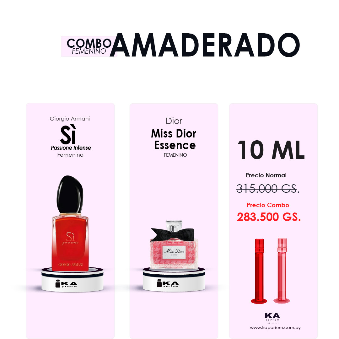AMADERADO / Combo Fem