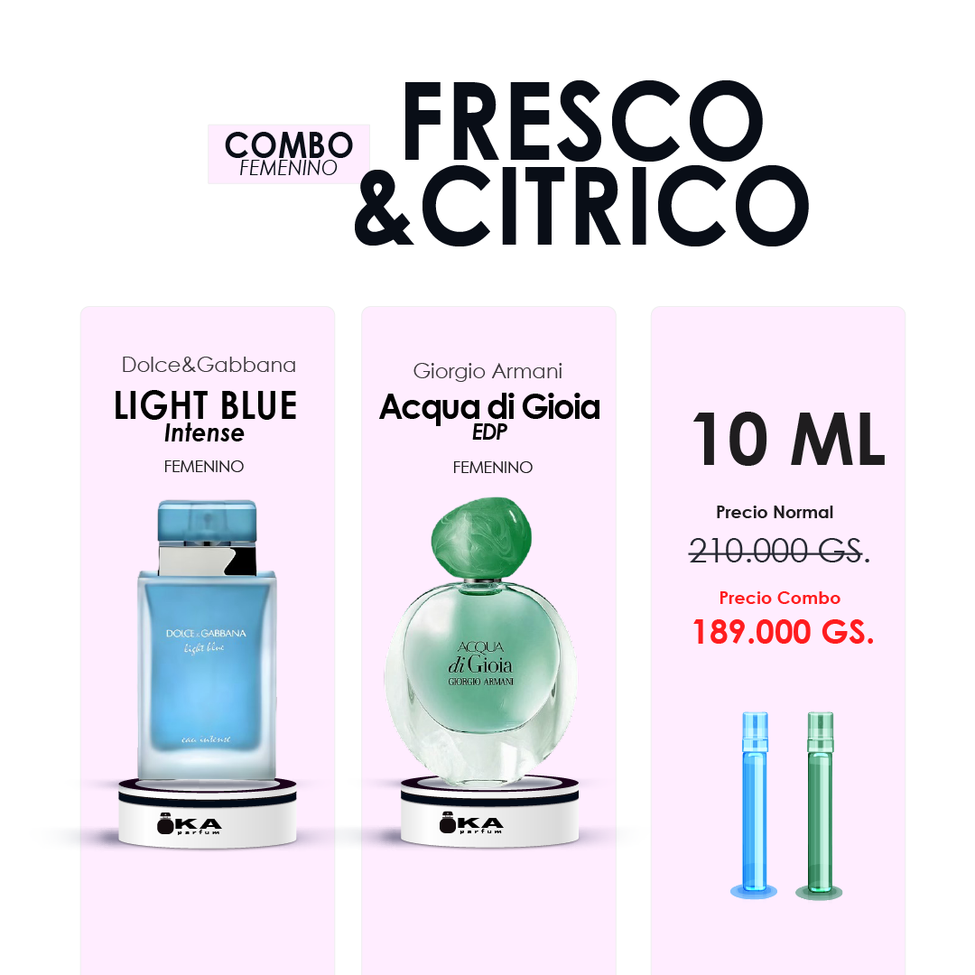 FRESCO & CITRICO / Combo Fem