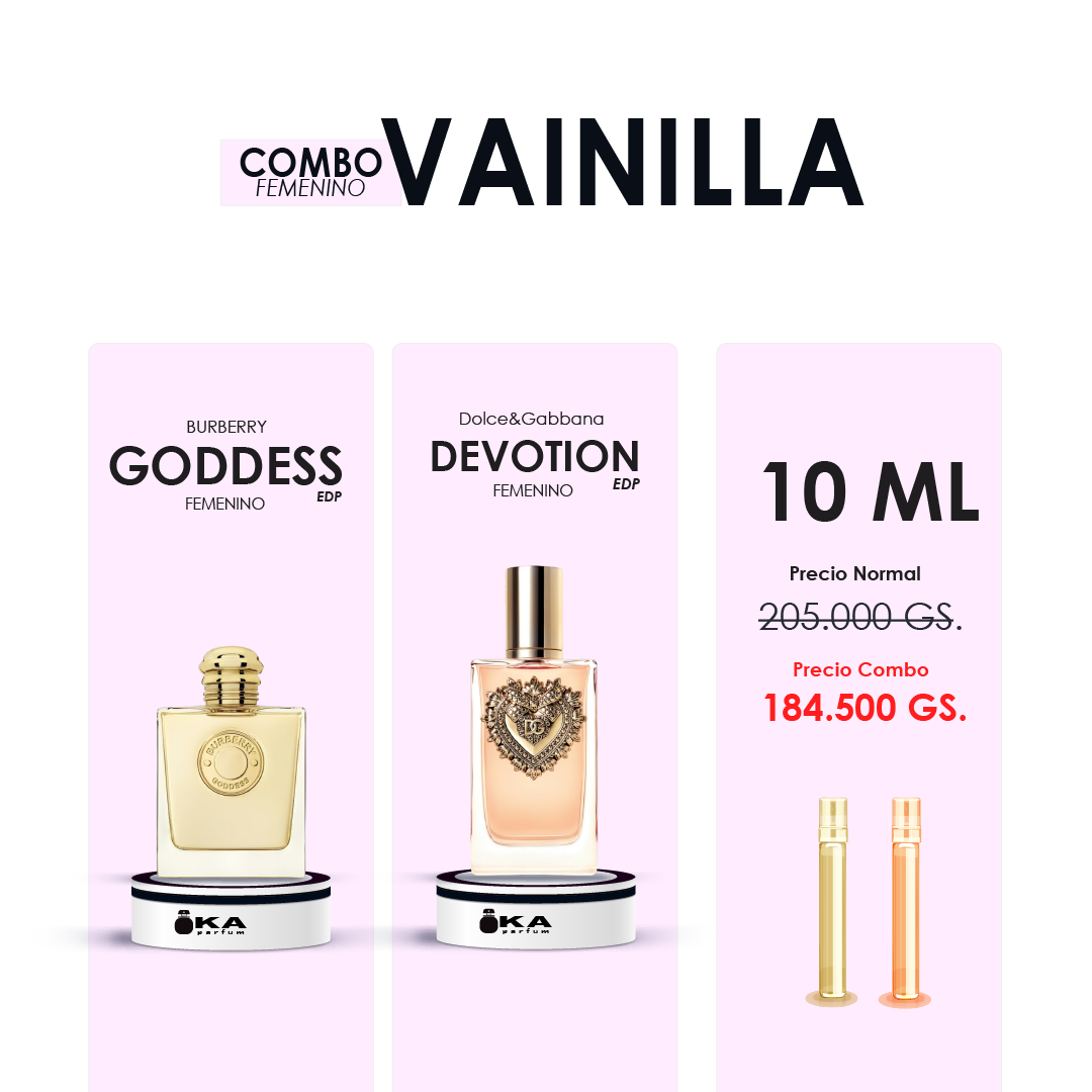 VAINILLA / Combo Fem